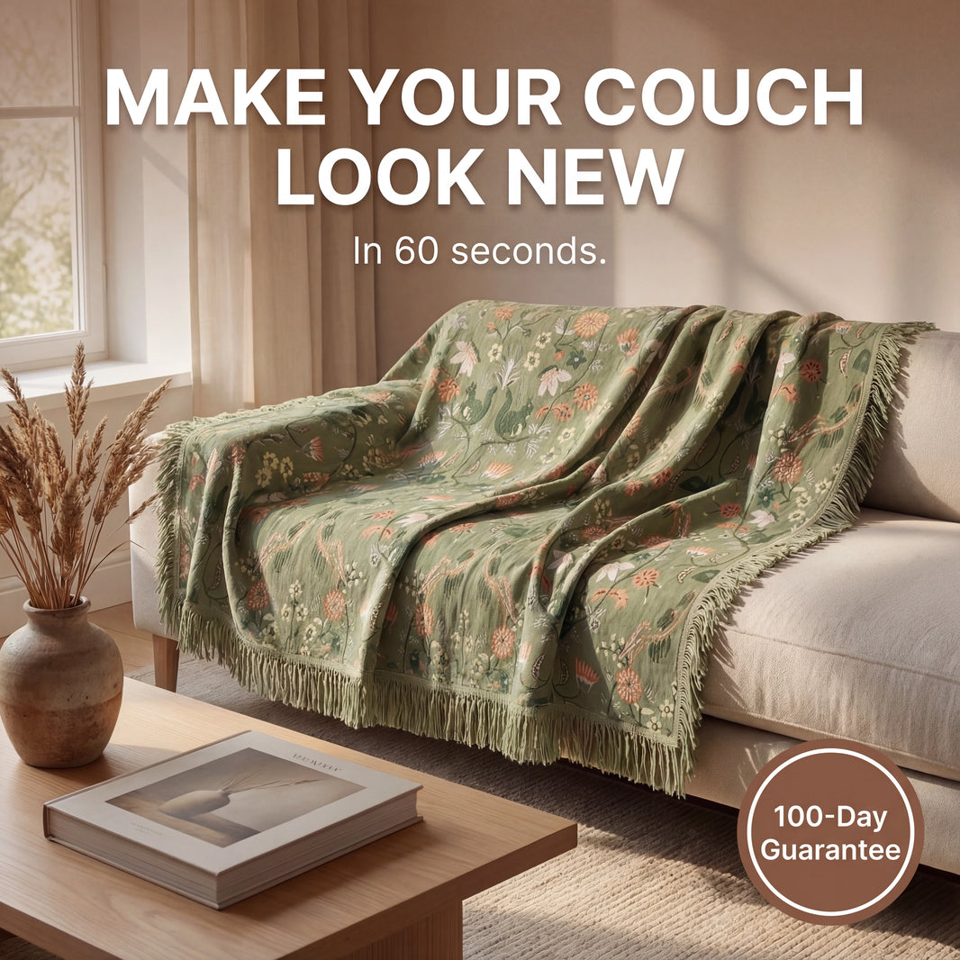 The Cozy Boho Cotton Throw